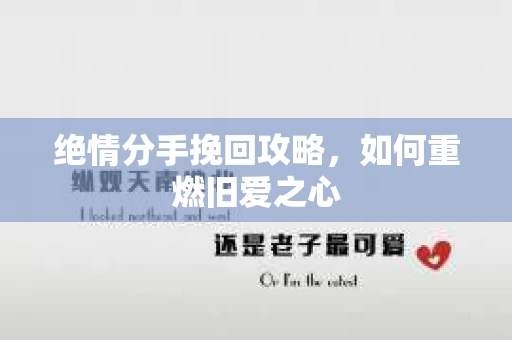绝情分手挽回攻略，如何重燃旧爱之心
