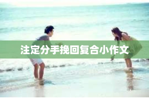 注定分手挽回复合小作文