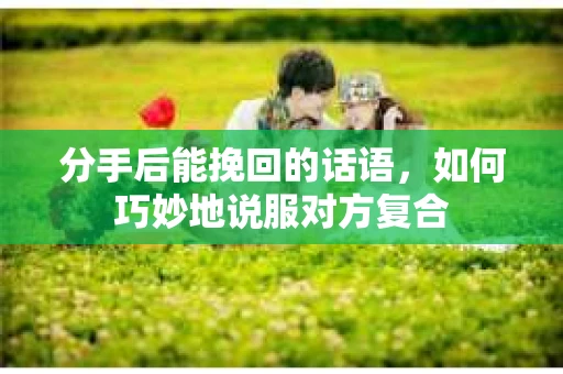 分手后能挽回的话语，如何巧妙地说服对方复合