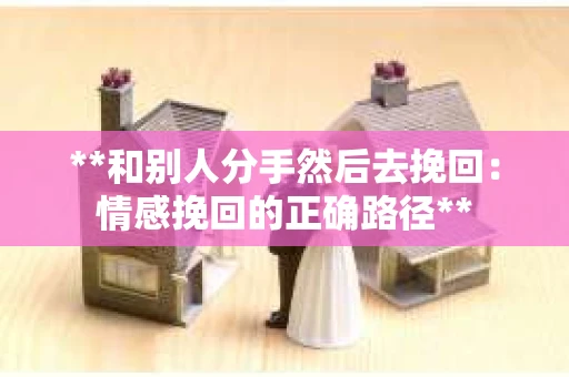 **和别人分手然后去挽回：情感挽回的正确路径**