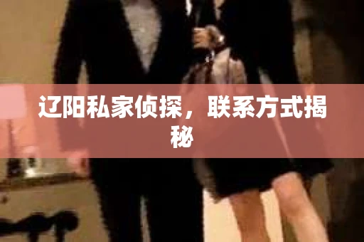 辽阳私家侦探，联系方式揭秘