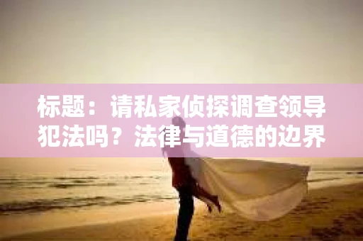 标题：请私家侦探调查领导犯法吗？法律与道德的边界探讨