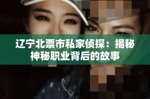 辽宁北票市私家侦探：揭秘神秘职业背后的故事