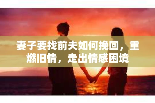 妻子要找前夫如何挽回，重燃旧情，走出情感困境
