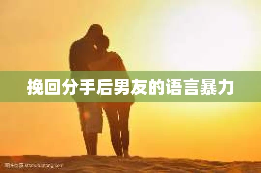 挽回分手后男友的语言暴力